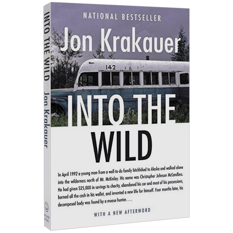 英文原版 荒野生存:阿拉斯加之死 Into the Wild 肖恩潘电影原著小说 Jon Krakauer 成名作 全英班小说 进口书 正版