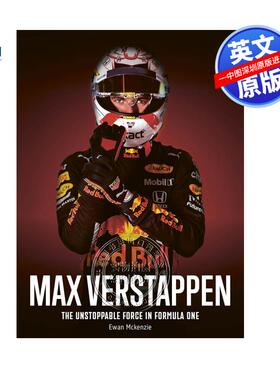 预售英文原版 马克斯·维斯塔潘 一级方程式赛车中不可阻挡的力量 精装 Max Verstappen F1赛车手传记 插图画册图画书