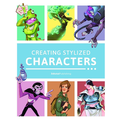 英文原版 Creating Stylized Characters 创造个性的绘画人物形象 进口艺术 角色设计艺术教学 ACG 插画漫画动画 3dtotal