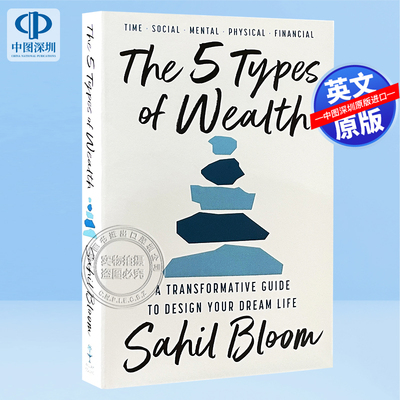 英文原版 财富的五种类型 设计梦想生活的变革指南 The 5 Types of Wealth进口英文正版书籍