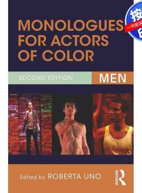 预售【按需印刷】英文原版 有色人种演员的独白 Monologues for Actors of Color 原装进口正版书籍
