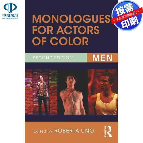 预售【按需印刷】英文原版 有色人种演员的独白 Monologues for Actors of Color 原装进口正版书籍