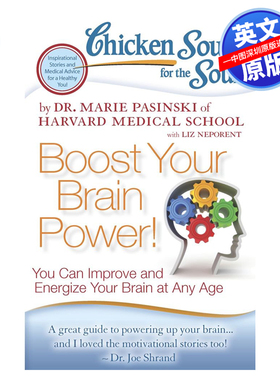 英文原版 心灵鸡汤 增强脑力 Chicken Soup for the Soul: Boost Your Brain Power 增强脑力的故事 进口英文版正版书籍