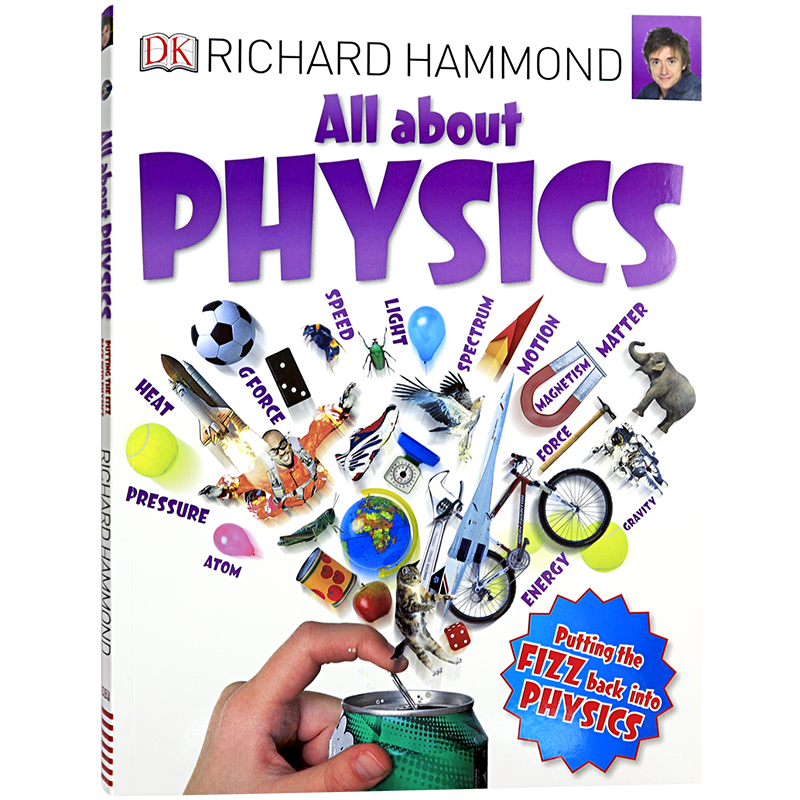 英文原版 物理百科All About Physics 所有关于物理的东西 十万个物理为什么 DK出版儿童趣味学习阅读科普读物 8-12岁原装进口书籍