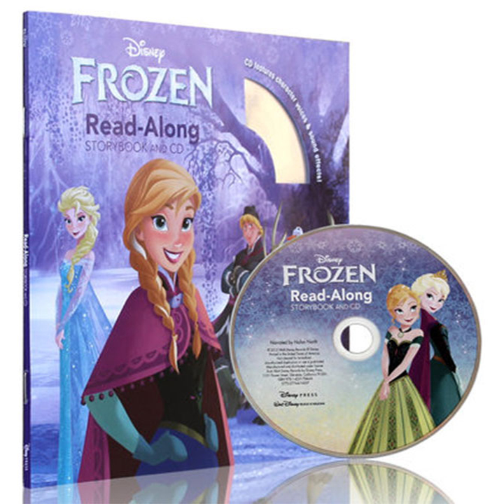 英文原版 Frozen Read-Along Storybook(CD) 冰雪奇缘附CD 儿童话启蒙英语童话故事图画书 育儿童书 迪士尼 周边 迪斯尼 正版 书籍/杂志/报纸 儿童读物原版书 原图主图