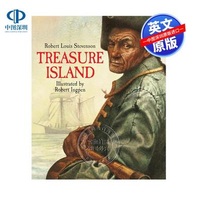 预售英文原版 金银岛：罗伯特·英格本的经典插图 Treasure Island: A Robert Ingpen Illustrated Classic