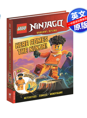 英文原版 乐高忍者世界 忍者来了附迷你人偶和龙迷你模型 LEGO® NINJAGO®: Here Comes the Ninja! 幻影 人仔