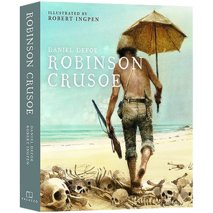 英文原版 鲁滨逊漂流记 精装插图版绘本 罗伯特英潘经典名著插画系列 Robinson Crusoe : Robert Ingpen 儿童青少年文学小说