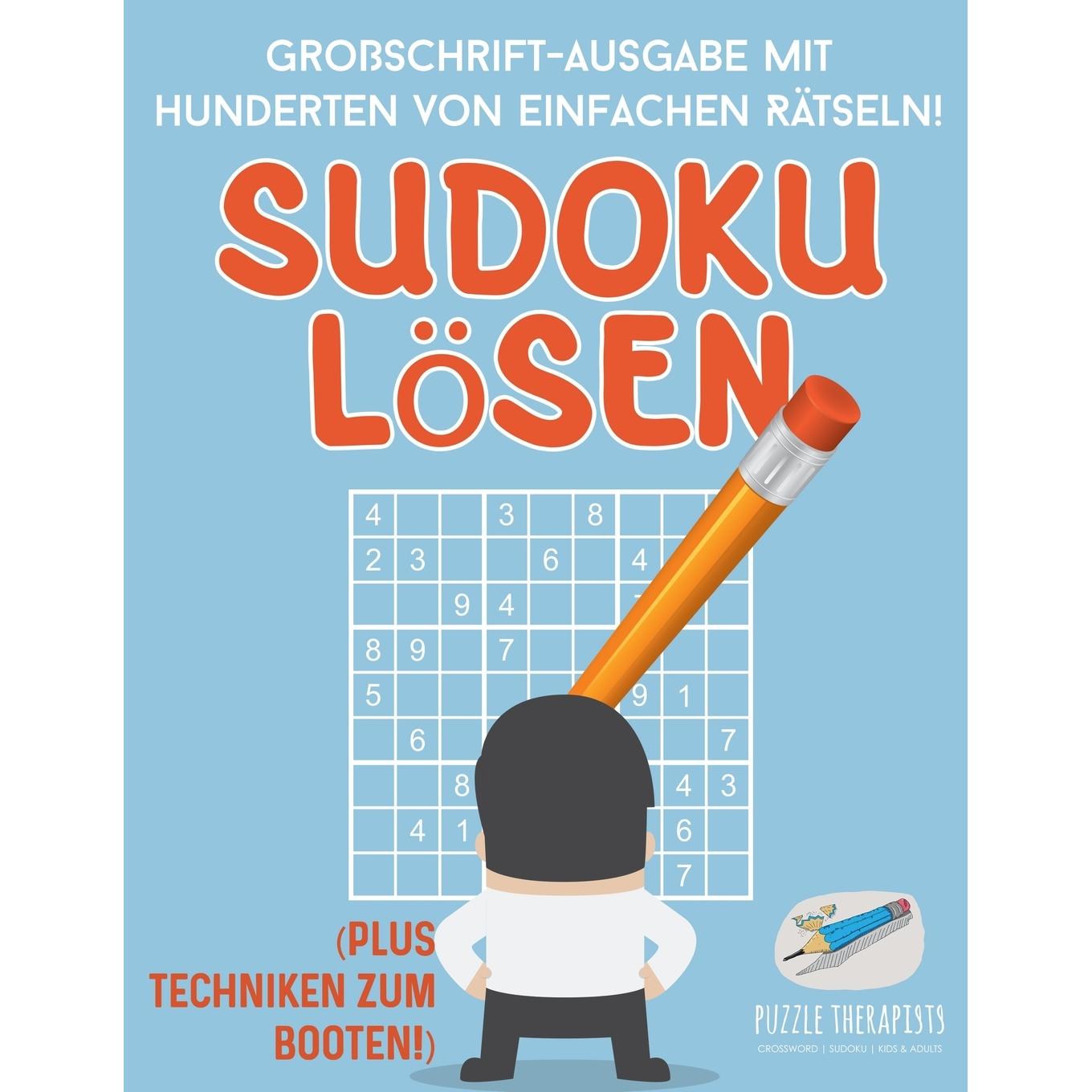 【预售 按需印刷】德文原版Sudoku L?sen | Gro?schrift-Ausgabe mit Hunderten von Einfachen R?tseln! (Plus Techniken zum Boo