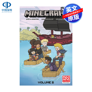 书 进口正版 Graphic Minecraft Volume Novel 世界 我 儿童冒险漫画故事书 英文原版 漫画 青少年课外阅读 第2卷