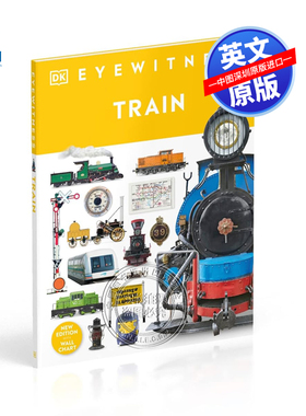英文原版 DK目击者系列 火车百科 Eyewitness Train 青少年英语科普百科读物 了解火车历史的旅程 全彩插图科普百科全书