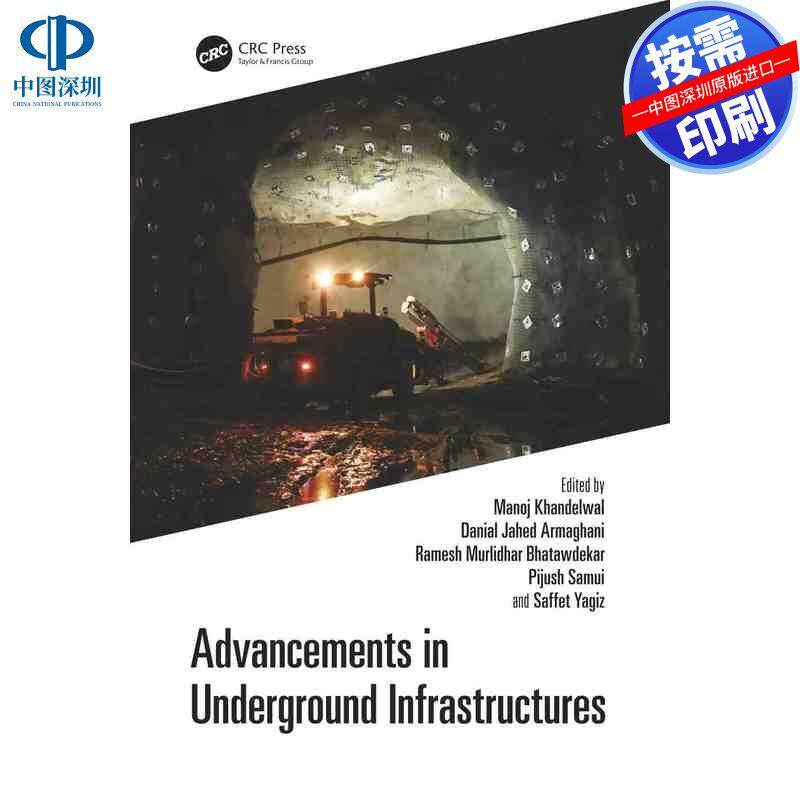 预售【按需印刷】英文原版 地下基础设施的进展 Advancements in Underground Infrastructures 原装进口正版书籍
