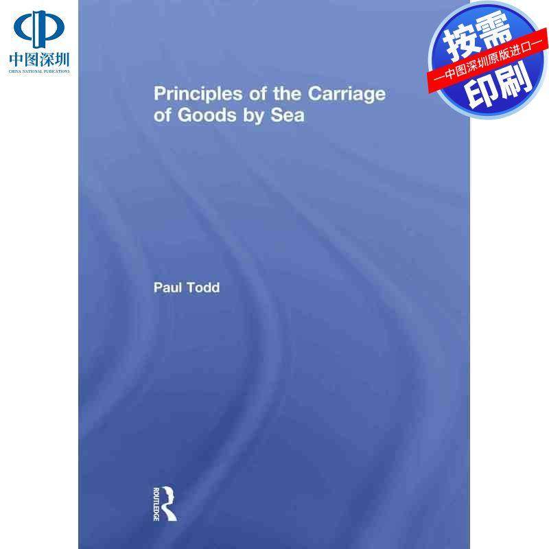 预售【按需印刷】英文原版 海上货物运输原则 Principles of the Carriage of Goods by Sea 原装进口正版书籍