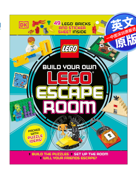 现货英文原版 DK 建造自己的乐高逃生室 用49块乐高积木和一张贴纸开始 Build Your Own LEGO Escape Room