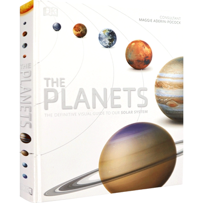 预售英文原版 DK百科全书系列 太阳系行星视觉图鉴 精装 大开本 The Planets 星球行星百科 科学科普知识 太空 天文 进口书籍 正版