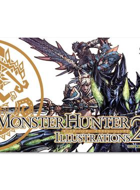 【预售英文原版】怪物猎人2游戏设定集艺术书 精装 Monster Hunter Illustrations 2 日本卡普空CAPCOM 周边画册
