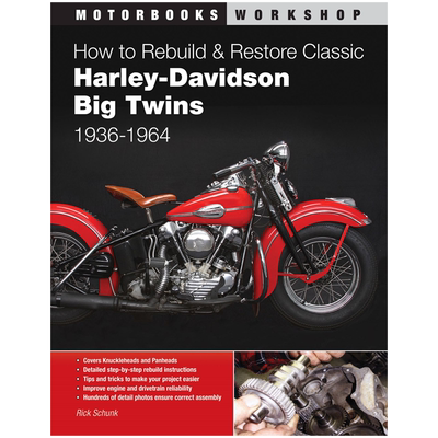 英文原版 如何重建和恢复经典的哈雷戴维森大双胞胎 How to Rebuild and Restore Classic Harley-Davidson Big Twins 进口书