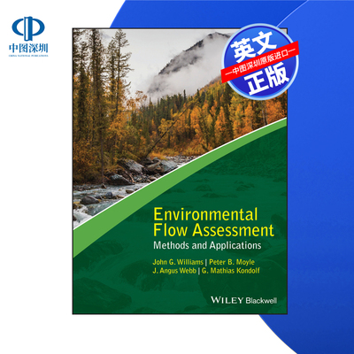 【预售 按需印刷】Wiley出版环境流量评价:方法与应用Environmental Flow Assessment: Methods and Applications进口英文正版书籍