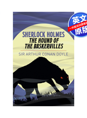 英文原版 夏洛克·福尔摩斯探案集：巴斯克维尔的猎犬 Sherlock Holmes:The Hound of the Baskervilles 经典悬疑推理小说