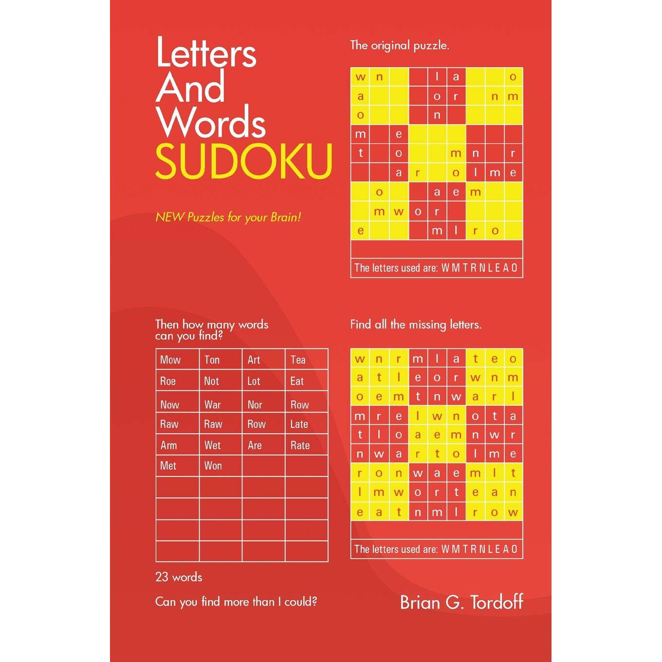 【预售 按需印刷】英文原版字母和单词数独Letters and Words Sudoku原装进口正版书籍