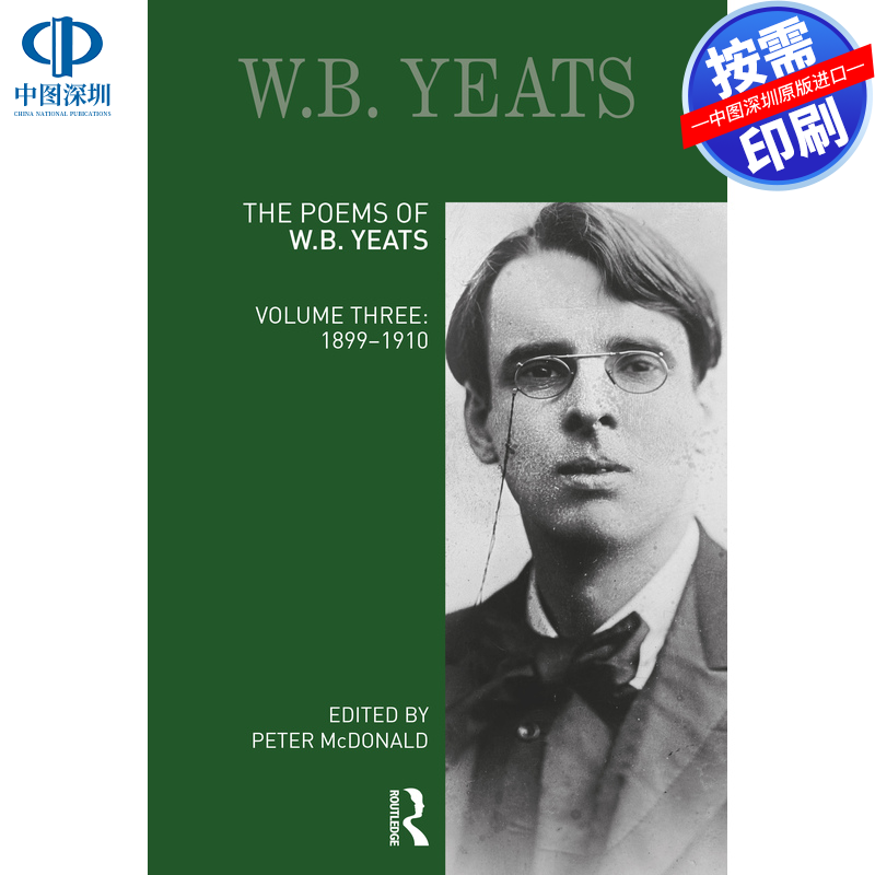 预售【按需印刷】英文原版 W.B.叶芝的诗歌 The Poems of W.B. Yeats 原装进口正版书籍