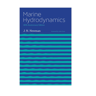 【预售 按需印刷】海洋流体力学 40周年纪念版 Marine Hydrodynamics, 40th anniversary edition 进口英文正版书籍