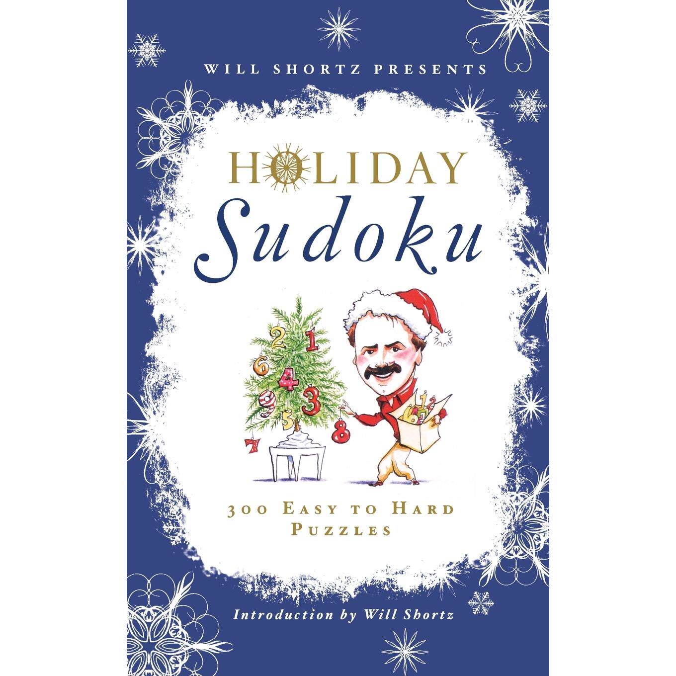 【预售 按需印刷】英文原版Will Shortz呈现节日数独Will Shortz Presents Holiday Sudoku原装进口正版书籍