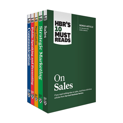 英文原版 哈佛商业评论10个销售和市场营销收藏需读书目5册套装 HBR's 10 Must Reads for Sales and Marketing Collection
