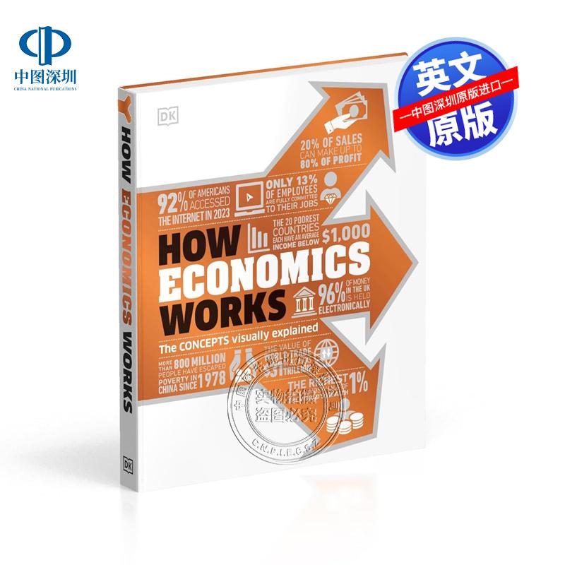 英文原版 DK经济学如何工作如何发挥作用 图解指南 精装 How Economics Works 科普百科读物