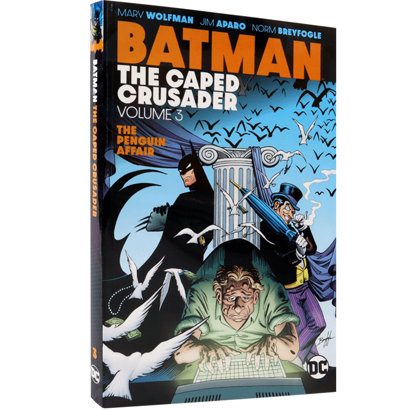 英文原版 蝙蝠侠:斗篷十字军第3卷 Batman: The Caped Crusader Vol. 3 全彩精装 DC漫画 蝙蝠侠大战英语故事书