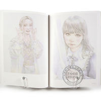 In stock [Deep Illustrations in Japanese] ひら に に works collection White Light Japanese version pencil transparent watercolor artist overpowered beautiful girl Japanese illustrator art collection Original imported genuine book thumbnail 3