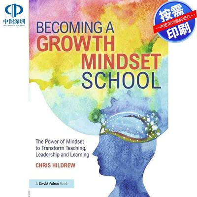 预售【按需印刷】英文原版 成为成长心态的学校 Becoming a Growth Mindset School 原装进口正版书籍