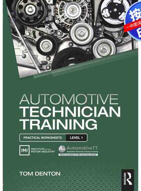 预售【按需印刷】英文原版 汽车技师培训：实用工作表 第1级 Automotive Technician Training: Practical Worksheets Level 1 原