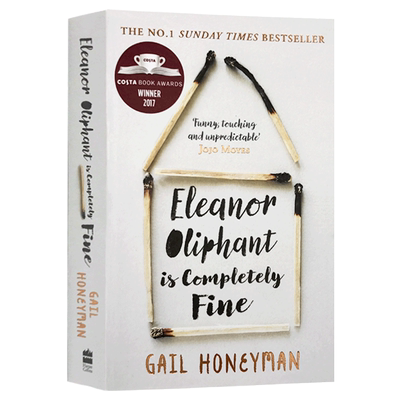 现货英文原版 Eleanor Oliphant is Completely Fine 依莲娜奥丽芬很好 孤独症题材 柯斯达文学新作奖 原装 进口 正版 书