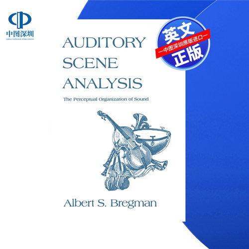 【预售 按需印刷】听觉场景分析:声音的知觉组织 Auditory Scene Analysis 进口英文正版书籍