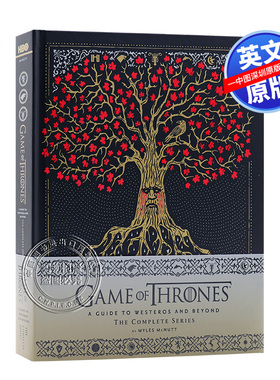 英文原版 Game of Thrones: A Guide to Westeros and Beyond冰与火之歌权力的游戏 维斯特洛官方指南 英文版
