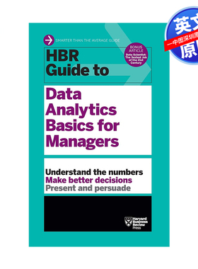 英文原版 哈佛商业评论管理者数据分析基础指南 精装 HBR Guide to Data Analytics Basics for Managers 经济营销自我提升