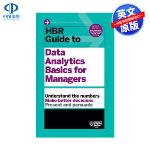 for 经济营销自我提升 HBR Data Analytics 精装 Guide Managers 英文原版 Basics 哈佛商业评论管理者数据分析基础指南