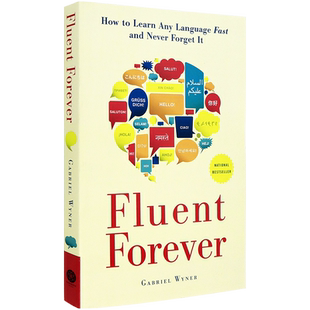 预售英文原版 Fluent Forever 外语流利说 如何快速学习一门语言且不忘记 进口书籍正版