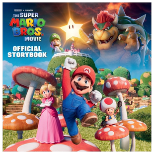 预售英文原版 超级马里奥兄弟电影官方故事书小说 马力欧The Super Mario Bros. Movie Official Storybook 任天堂动作游戏周边