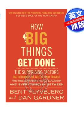 英文原版 如何完成大事 How Big Things Get Done Bent Flyvbjerg and Dan Gardner 经管励志 自我提升