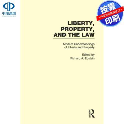 预售【按需印刷】英文原版 现代对自由和财产的理解 Modern Understandings of Liberty and Property 原装进口正版书籍