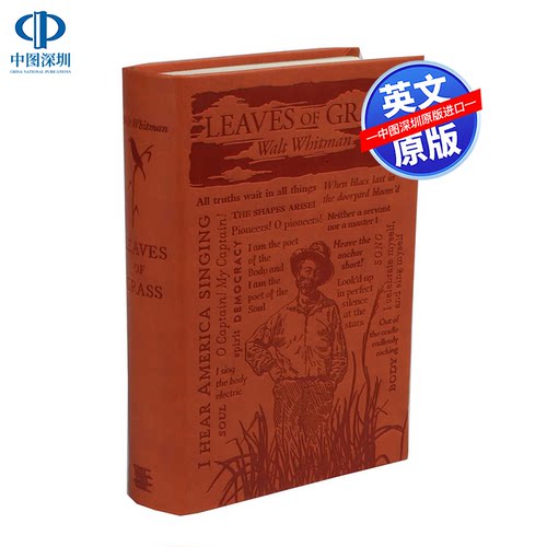 预售英文原版 草叶集 沃尔特·惠特曼 Leaves of Grass (Word Cloud Classics) 软精装