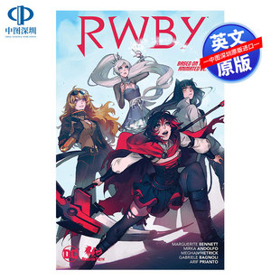 英文原版 DC漫画 红白黑黄RWBY 网络动画周边官方漫画 衍生故事绘本书