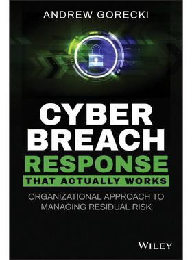 【预售 按需印刷】英文原版有效的网络漏洞响应Cyber Breach Response That Actually P原装进口正版书籍