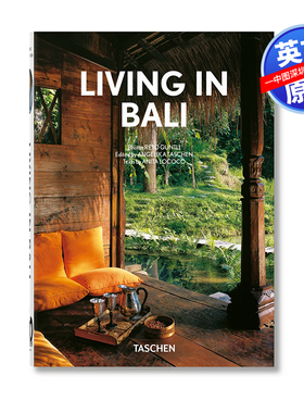 英文原版 生活在巴厘岛 塔森40周年纪念版 热带风格室内建筑设计画册 精装艺术书 Living in Bali