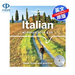 英文原版 孤独星球 意大利语常用语手册附CD 快速参考口语短语词典 旅行旅游指南工具书 Lonely Planet Italian Phrasebook and CD