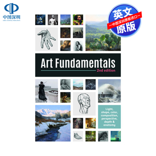 光 进口原版 艺术基础Art 形状 第二版 2nd 书籍 英文版 颜色 进口正版 深度 edition 构图 Fundamentals 英文原版 书 透视