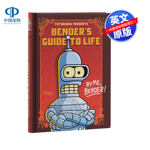 【预售英文原版】飞出个未来趣味画册 本德的人生生活指南 精装 Futurama Presents: Bender’s Guide to Life