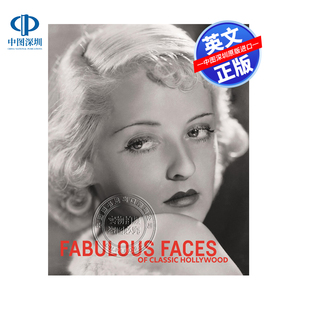 艺术书 经典 图片画册 英文原版 Fabulous Classic 精彩面孔 好莱坞 Hollywood 电影200多张整版 Faces 精装
